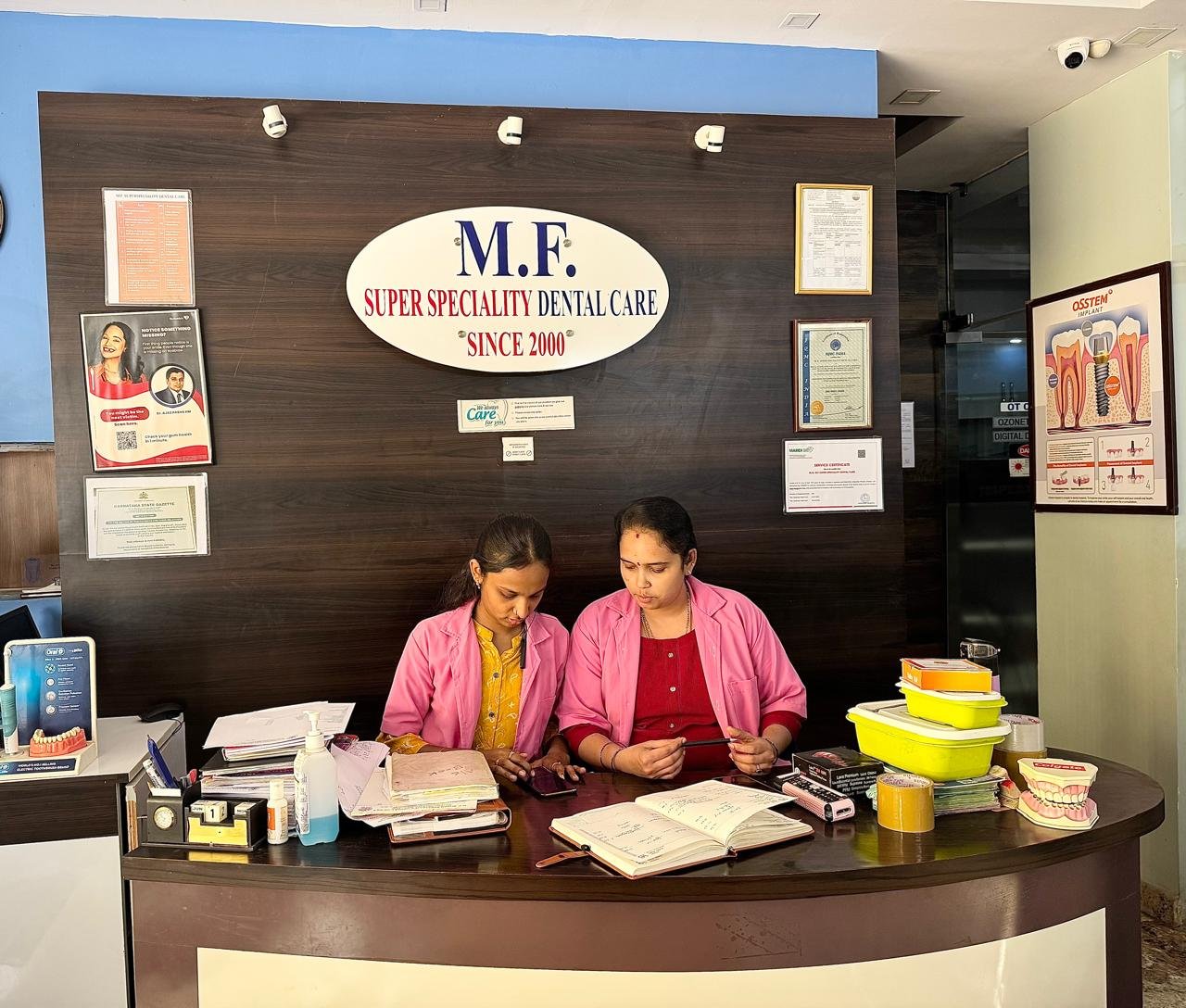 MF Dental Clinic Reception